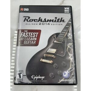 Rocksmith All New 2014 Edition PC DVD Mac Game Learn Guitar NO CORD